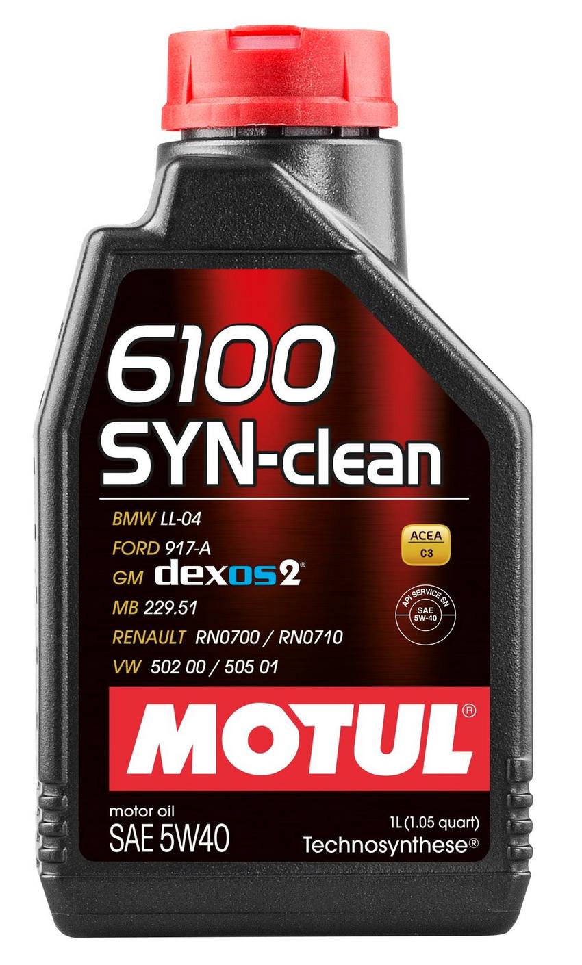 Audi BMW Engine Oil (5w40) (1 Liter) (SYN-Clean 6100) - Motul 107941